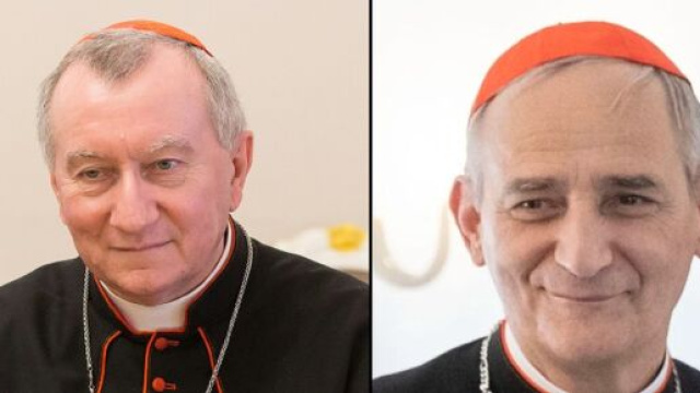 Pietro Parolin e Matteo Maria Zuppi &copy; Wikimedia Commons.