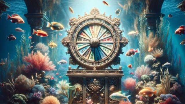 La Ruota della Fortuna per l'Acquario nell'oroscopo di mercoled&igrave; 23 aprile 2025. &copy; Immagine creata con Dall-E