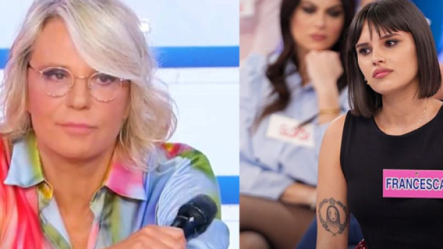 Maria De Filippi e Francesca Polizzi - screenshot &copy; Canale 5