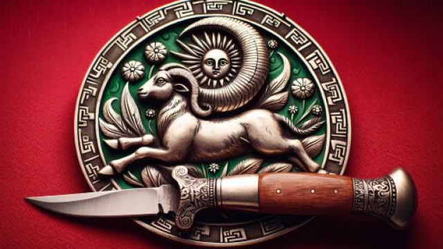 Ariete e 'o curtiello nella Smorfia napoletana. &copy; Immagine creata con Dall-E