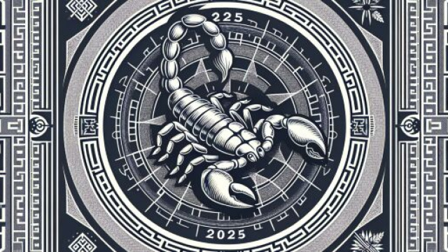 Illustrazione ispirata al segno dello Scorpione. &copy; Immagine creata con Dall-E