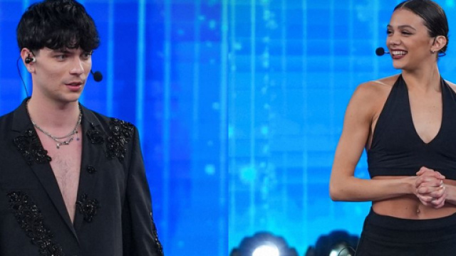 TrigNO e Chiara - screenshot &copy; Canale 5.
