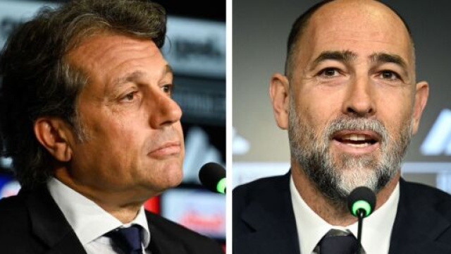 Cristiano Giuntoli e Igor Tudor. Foto &copy; Juventus