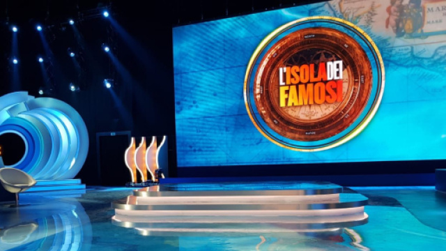 Lo studio dell'Isola dei Famosi (&copy;Mediaset)