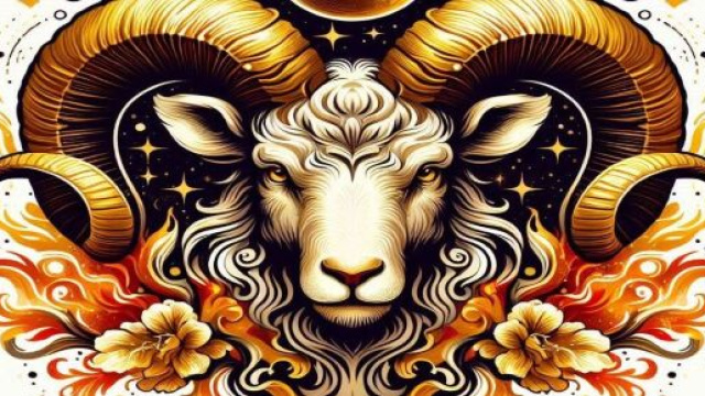 Segno dell'Ariete generato con &copy; AI Copilot.