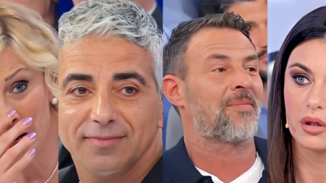 Sabrina, Giuseppe, Guido e Gloria - screenshot &copy; Canale 5