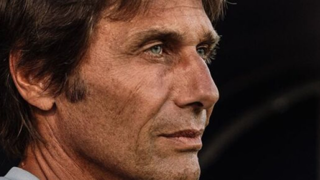 Antonio Conte, allenatore del Napoli. Foto &copy; Napoli