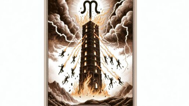 Oroscopo di domani con la Torre per l'Ariete. &copy; Immagine creata con Dall-E
