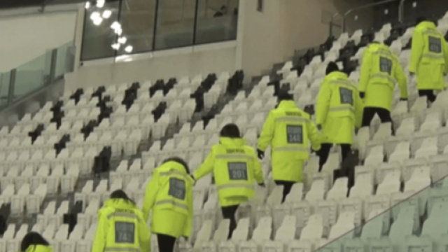 Personale della Juventus in azione allo stadio &copy; Juventus.
