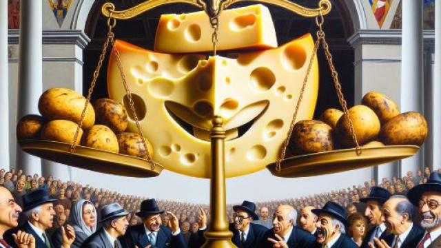 Bilancia e il numero 88 della Smorfia napoletana. &copy; Immagine creata con Dall-E