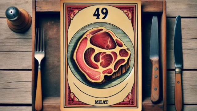 Oroscopo del 30 aprile 2025, numero 49 'o piezzo e carne per il segno dei Gemelli. &copy; Immagine creata con Dall-E