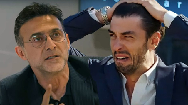 Oltan Kaşifoğlu (Cem Bender) e Behram Dicleli (Aras Aydın) &copy; Aldatmak (Tradimento) Mediaset