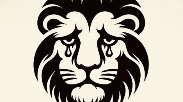 Illustrazione ispirata al numero 65 per il Leone, 'o chianto. &copy; Immagine creata con Dall-E