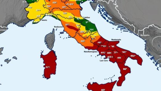 La cartina meteorologica dell'Italia &copy; Dream Lab - Canva.