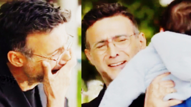 Oltan abbraccia suo nipote per la prima volta &copy; Tradimento - Aldatmak