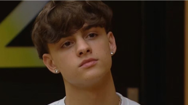 Il cantante Luk3 ad Amici &copy; Mediaset.