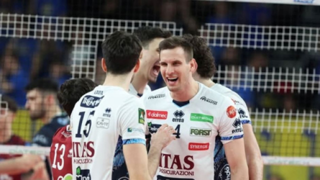 Trento Volley &copy; Pagina Facebook Ufficiale Lega Pallavolo Serie A