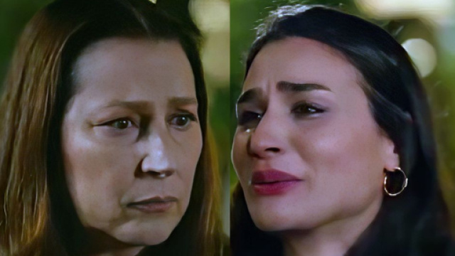 G&uuml;zide &Ouml;zg&uuml;der (Vahide Per&ccedil;in) e Yeşim Denizeren (Asena Girişken) &copy; Aldatmak (Tradimento) - Mediaset