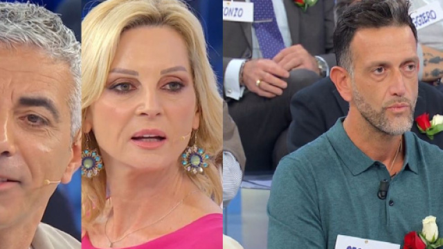 Giuseppe, Isabella e Giovanni - screenshot &copy; Canale 5.