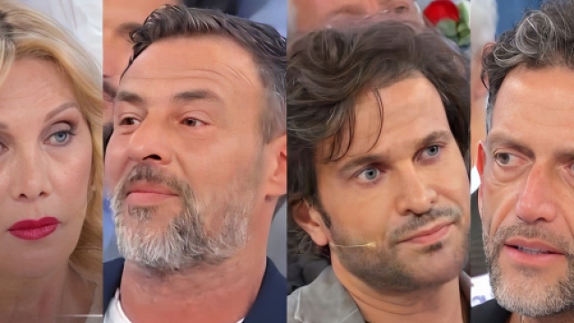 Sabrina, Guido, Alessio e Giovanni - screenshot &copy; Canale 5.