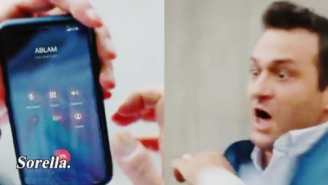 Umit prova a telefonare a Guzide &copy; Tradimento - Aldatmak