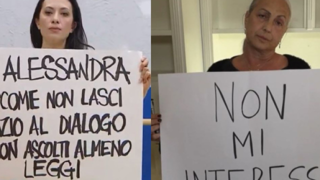 Deborah Lettieri e Alessandra Celentano - screenshot &copy; Canale 5.