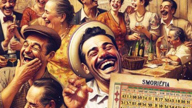 Oroscopo per la Vergine con il numero 19 della Smorfia napoletana, simbolo della risata. &copy; Immagine creata con Dall-E