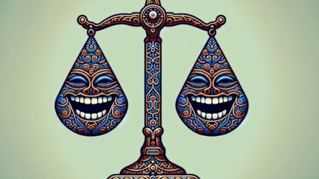 Bilancia e numero 19 della Smorfia napoletana. &copy; Immagine creata con Dall-E