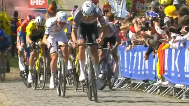Giro delle Fiandre 2025 - Screenshot &copy; Eurosport