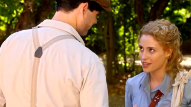 Jana e Manuel de La Promessa &copy; screenshot Rete 4.