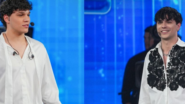 Nicol&ograve; e TrigNO - screenshot &copy; Canale 5.