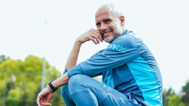 Pep Guardiola, allenatore del Manchester City. Foto &copy; Manchester City