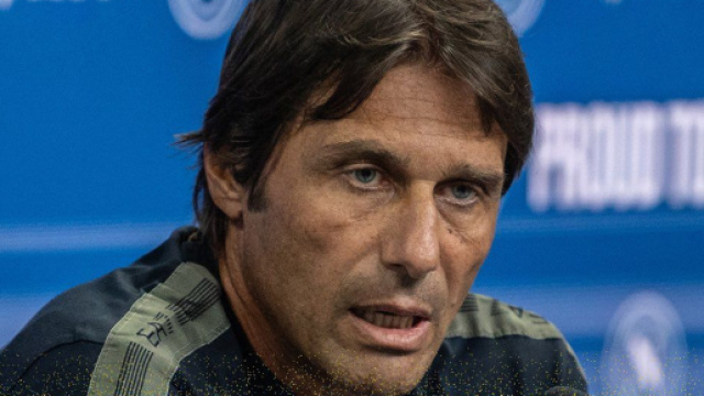 Antonio Conte, allenatore del Napoli. Foto &copy; Napoli