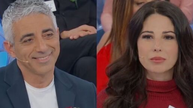 Giuseppe e Rosanna a Uomini e donne &copy; Mediaset.