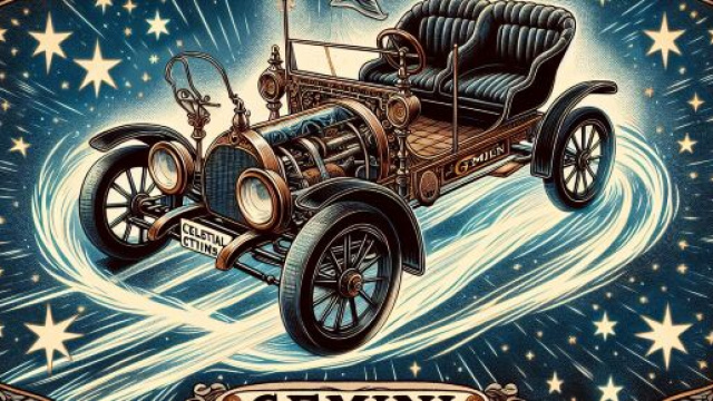 Il Carro dei tarocchi illumina la via dei Gemelli. &copy; Immagine creata con Dall-E