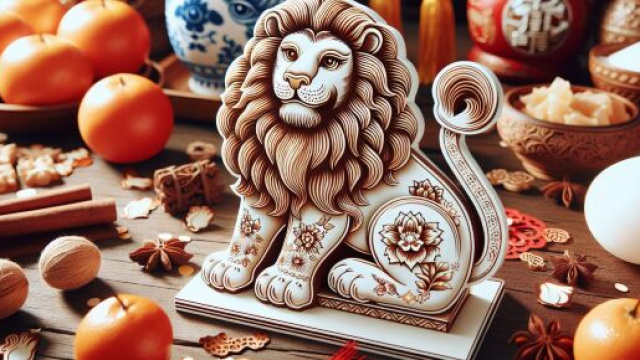 Immagine ispirata al numero 20 della Smorfia, 'a festa, e al segno del Leone. &copy; Immagine creata con Dall-E