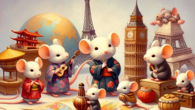 La settimana dal 19 al 25 maggio per i Gemelli &egrave; caratterizzata da 'e surice della Smorfia, simbolo di curiosit&agrave;. &copy; Immagine creata con Dall-E