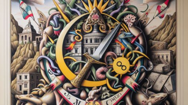Oroscopo della Smorfia napoletana per il Cancro con il simbolo del coltello. &copy; Immagine creata con Dall-E