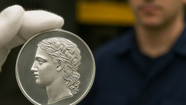 Un'immagine della zecca di stato generata con l'intelligenza artificiale