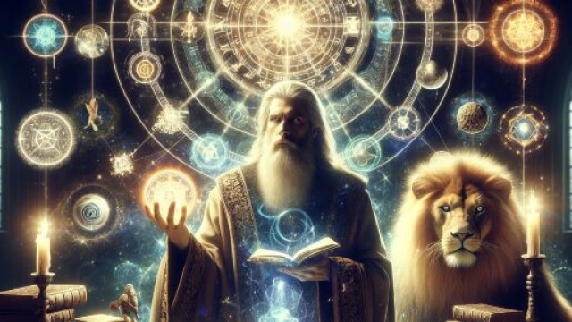 Illustrazione ispirata al tarocco del Mago. &copy; Immagine creata con Dall-E