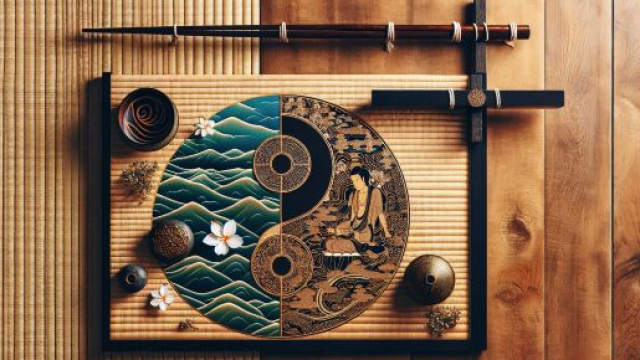 Illustrazione ispirata alla Giustizia, carta dei tarocchi per la Bilancia. &copy; Immagine creata con Dall-E