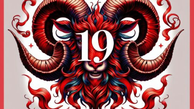 Numero 19 della Smorfia per l'Ariete, simboleggia la risata e la leggerezza. &copy; Immagine creata con Dall-E
