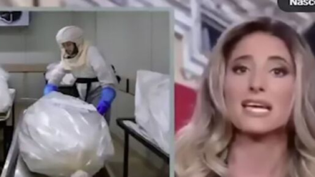 Un frammento del video manipolato in cui compare Silvia Sacchi - &copy; Screenshot YouTube