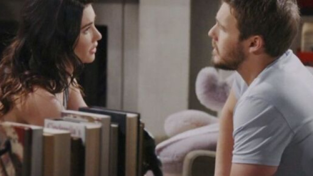 Liam e Steffy in una scena di Beautiful &ndash; &copy; Canale 5.