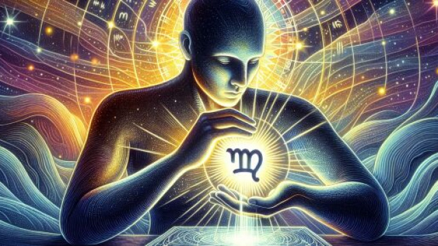 L'immagine rappresenta il numero 34, 'a capa secondo la Smorfia napoletana, e il segno della Vergine. &copy; Immagine creata con Dall-E