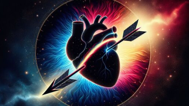 Immagine ispirata a Cuore di tenebra per il Sagittario. &copy; Immagine creata con DALL&middot;E