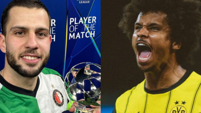 David Hacko e Karim Adeyemi &copy; Feyenoord Rotterdam e X