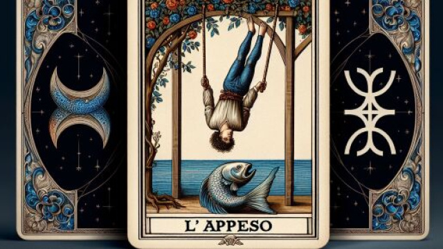 L'Appeso illumina il cammino dei Pesci per una settimana di riflessioni profonde. &copy; Immagine creata con Dall-E