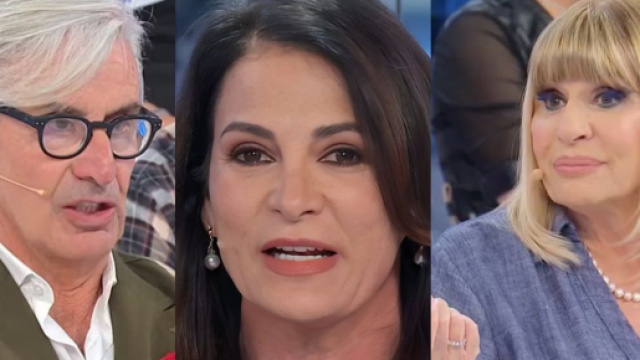 Arcangelo, Marina e Gemma Galgani - screenshot &copy; Canale 5.
