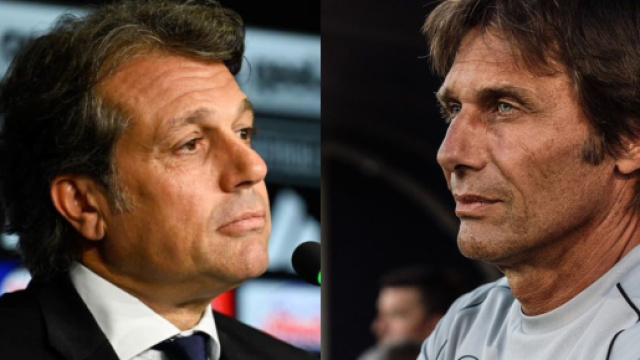 Cristiano Giuntoli e Antonio Conte &copy; Juventus FC e SSC Napoli